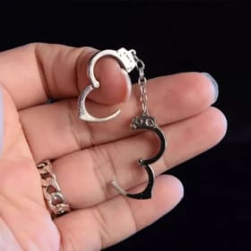 Vstoys - Esposas Metálicas Abribles a Escala 1/6, Modelo de Soldado Masculino y Femenino, Accesorios de Cosplay, Compatibles con Figuras de Acción de 12 Pulgadas