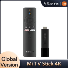 2024 nueva versión Global Xiaomi Mi TV Stick 4K Android TV Bluetooth 5,0 2GB RAM 8GB ROM Netflix Prime Video y Youtube WiFi box