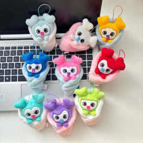 Around Korea Twice Park Jihyo Hirai Momo Sun Chaeyoung Momo encantador chupete muñeco de peluche colgante regalo para Amigo