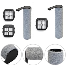 Barra de cepillo de rodillo, filtro HEPA para Laresar S7 Pro, herramientas de limpieza para aspiradoras húmedas y secas, piezas de electrodomésticos