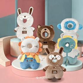 Nuevo reposacabezas anticaída para bebé y protección para la cabeza anticolisión infantil, almohada trasera para niños aprendiendo a caminar, sombrero anticaída