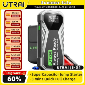 UTRAI Jstar X1 Super condensador 500F arrancador de batería de emergencia portátil, dispositivo de arranque de refuerzo automático, carga rápida de 3 minutos