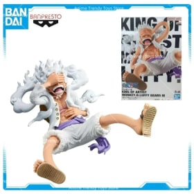 Bandai Banpresto One Piece En stock Nika Monkey D. Luffy Anime Figura Gear5 Ver. DXF Muñeca Coleccionable Modelo Juguete Regalo WY