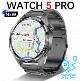 Para HUAWEI IOS deporte al aire libre GPS reloj inteligente hombres 1,53 pulgadas HD AMOLED pantalla IP68 impermeable Bluetooth llamada NFC Smartwatch 2024