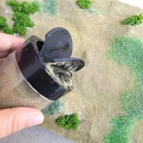 500 ml/botella de simulación de árbol en polvo, modelo de césped aterciopelado, césped, polvo de hierba de nailon, construcción de tren, Material de fabricación de escena DIY en miniatura