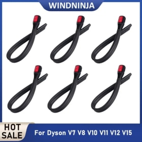 Kit de Cabezal de Succión Plano para Aspiradora Dyson V7 V8 V10 V11 V12 V15, Cabezal de Succión Flexible para Grietas, Repuestos