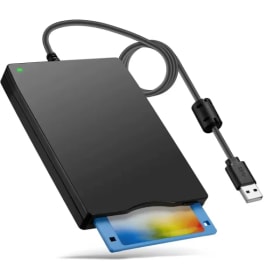 Lector de Discos Flexibles, Lector de Discos Flexibles USB Externo, Unidad de Discos Flexibles FDD de 3.5 Pulgadas y 1.44 MB para PC Portátil Windows 11/10/8/7/XP