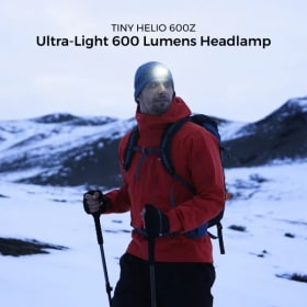 FLEXTAIL TINY HELIO 600Z - Faro delantero, faro con batería reemplazable de 700 mAh para acampar al aire libre, pescar, senderismo, montar (2025)