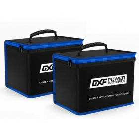 Bolsa de Seguridad para Baterías Lipo DXF, 215*145*165mm, Bolsa Ignífuga a Prueba de Explosiones, Protector de Baterías Lipo RC, Bolsa de Almacenamiento Portátil