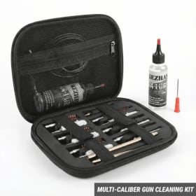 Kit de limpieza de pistola de 19 Uds con lubricante de aceite de pistola de 60ml para juego de mantenimiento de pistola de Rifle de calibre.22.38 9mm.40.45