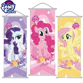 Nuevo My Little Pony pintura colgante dibujos animados Pinkie Pie cartel largo decoración de la habitación Anime mercancía decoración carrete