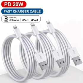 1PC 3PCS MFi Certificado Lightning TPE Cable de carga rápida Cable de sincronización de datos original Compatible 1M 2M 3M para Iphone 14 13 12 11 Pro