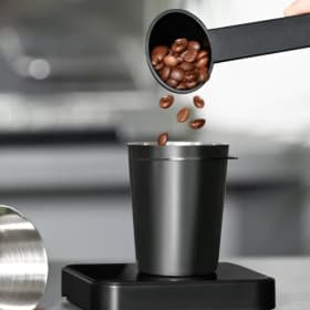 Taza dosificadora de café, tazas medidoras de granos de café de 51/58mm, herramienta de Barista de café de repuesto de acero inoxidable 304 para máquina de café expreso