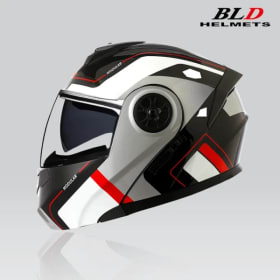 BLD, recién llegado, casco abatible hacia arriba de carreras de motos para hombres y mujeres de alta calidad, Material ABS, casco Modular de doble lente, aprobado por DOT