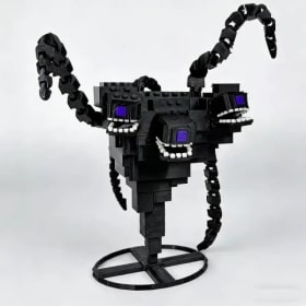 Figuras de Acción Impresas en 3D de Mineworld, Wither Storm Enderman, de 12-20 cm, Personajes de Juego, Villanos Annoying, Modelo de Jefe, Juguete, Adorno de Escritorio, Regalos