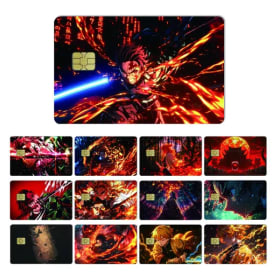 Nuevo dibujo animado Anime One Piece Gear 5 Luffy Diy HD mate PVC pegatina Chip pequeño funda para tarjeta de crédito película pegatina de piel regalo para niñas
