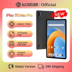 Estreno Mundial ALLDOCUBE iPlay 70 Max Pro, Tablet de 13'' con Pantalla 2.5K, Unisoc T7300, 16GB RAM, 128GB ROM, Android 16, 10000mAh, LTE