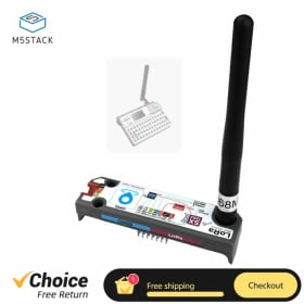 Tapa M5Stack LoRa-1262 para Cardputer Adv SX1262 módulo LoRa frecuencia 868 a 923 MHz antena SMA compatible con posicionamiento Global GNSS