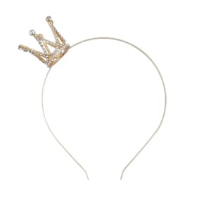 Corona de Boutique para niños, accesorios para el cabello, corona de princesa coreana con diamantes de imitación, banda para el cabello de cumpleaños para niñas pequeñas, accesorios