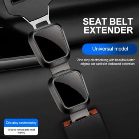 Extensión de Cinturón de Seguridad para Automóvil, Extensión de Correa para el Hombro, Botón de Extensión, Apto para Accesorios Interiores de Automóviles Tesla, Porsche, Mercedes Benz