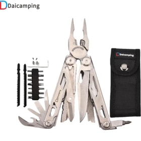Daicamping DL30 DL301 DL25 Diy multiherramienta cuchillo plegable abrazadera multiherramienta EDC herramientas manuales alicates multifuncionales multiherramientas