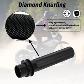 Manillar de agarre de acelerador CNC para motocicleta, mango de tubo de acelerador de motocicleta, acelerador de agarre giratorio para Surron para Segway X260 X160