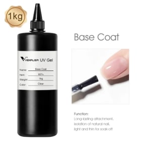# 808 capa superior de Gel UV de alta calidad con capa Base de capa adhesiva Primer 1000ml 1 galón esmalte de uñas de Gel de gran volumen para decoración de uñas