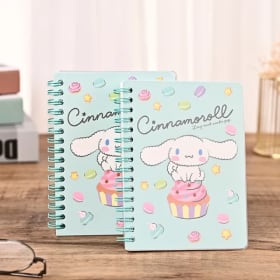 Cuadernos Kuromi My Melody Cinnamonroll planificador semanal papel de escritura regalos para niñas dibujos animados Hello Kitty Sanrio A6 libretas de Anime