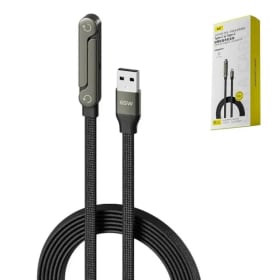 Soporte plegable de carga rápida de 65/240W, Cable de datos 2 en 1, Cable de datos trenzado, soporte plegable para teléfono, soporte para tableta, rotación ajustable