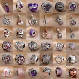 Pendientes de Plata 925 con Forma de Pastel y Garra de Perro en Caja de Regalo, Ideales para Joyería DIY para Mujer, Compatibles con Pulseras Europeas