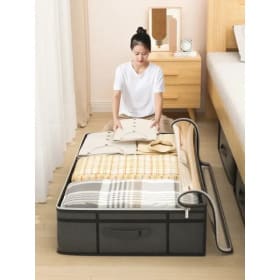 Bolsa de almacenamiento de ropa grande para debajo de la cama, plegable, para edredones, ropa, bolsa para mascotas, organizador para dormitorio, 1 ud.