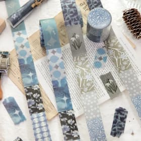 3m/rollo de cinta adhesiva decorativa para mascotas, hermoso paisaje para diario, álbum de recortes, Collage, diario, pegatinas de papelería, enmascaramiento de papel