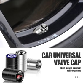 Tapas antipolvo para válvulas de aire de neumáticos de coche, accesorios para Volkswagen GTI Golf Polo Passat Mk6 MK7 R RLine Magotan Tiguan, 4 Uds.