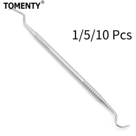Herramienta Dental de acero inoxidable, 1/5/10 Uds., limpieza de dientes, higiene, explorador, gancho de sonda, instrumentos para dentistas, herramienta de limpieza de dientes