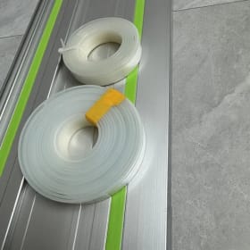 Protector contra salpicaduras de repuesto transparente, tira protectora de astillas duradera de 150cm/300cm, rieles guía de sierra de pista de repuesto, accesorio de sierra de pista