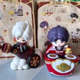 Figuras de dibujos animados de Cosplay de Anime genuino Love and Deepspace Sylus Caleb Rafayel Zayne Xavier, modelo bonito, Kits de modelismo, regalo de Navidad