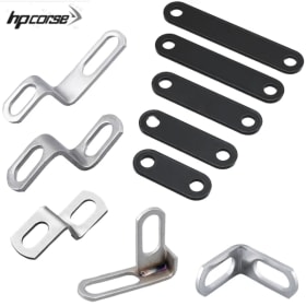 Soporte para Tubo de Escape de Motocicleta en Forma de Z/L, Abrazaderas para Tubos de Escape Modificados para Motocicleta, Soporte Fijo de Acero Inoxidable, Accesorio