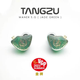 Audífonos Intrauditivos Tangzu WAN ER Jade Green con Micrófono, Controlador Dinámico de 10 mm, Diafragma de Material Compuesto Metálico