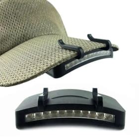 Linterna frontal LED superbrillante con Clip para sombrero, antorcha para pesca al aire libre, Camping y caza