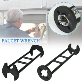 Llave de fregadero multifuncional, llave de lavabo mejorada de acero reforzado, llave de grifo de fregadero para llaves de grifo de espacios apretados