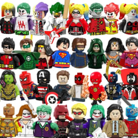 Bloques de Construcción de Marvel, Spider-Man, Deadpool, Joker, Mini Figuras, Juguete Popular, Regalo para Fiestas Infantiles