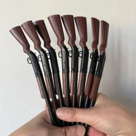 Bolígrafo con diseño único, escritura suave, 5 uds., bolígrafo, instrumento de escritura, suministros de oficina, bolígrafo elegante, papelería divertida, bolígrafo