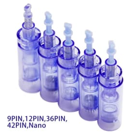 10 Uds Dermapen Nano agujas microagujas bayoneta cartucho de eliminación de tatuaje aguja para A1 microaguja de repuesto desechable