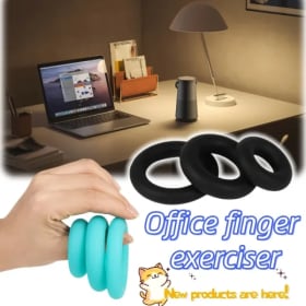 Anillos de descompresión de 3 tamaños, expansión de articulación de muñeca, dispositivo de agarre de fuerza para dedo, equipo de Fitness multifuncional para el hogar para adultos y hombres