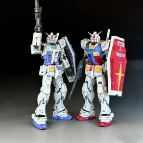 Nuevo RG 1/144 RX-78-2 2.0 Yuanzu G3 Figuras de Acción, Kit de Modelo de Mecánico para Armar, Adorno de Escritorio, Juguetes de Plástico Coleccionables, Regalos