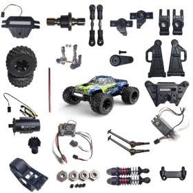 MJX Hyper Go 14208 1/14 R/C coches camiones repuestos originales CVD/diferencial/ruedas/ESC/Motor/servos/engranajes principales/amortiguador