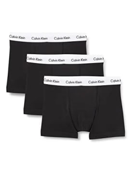 Calvin Klein Trunk 3pk 0000u2662g Bóxer, Negro (Black), L Hombre