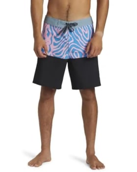 Quiksilver Surfsilk Straight Leg 18", Bañador para Hombre, Crown Blue, 28W