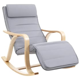 Mecedora  de Abedul Ajustable en 5 Posiciones