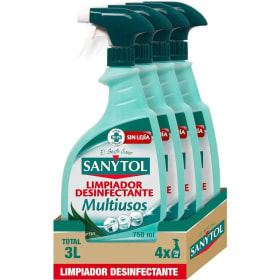 x8 Limpiador Sanytol multiusos y baño 750 ml